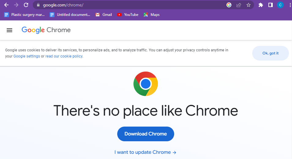 Install the latest version of Chrome 