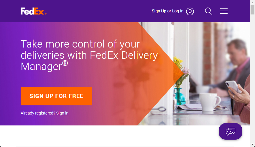 Use FedEx delivery manager